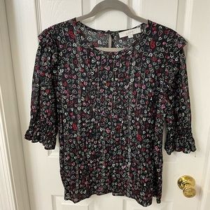 NWT. Loft Heart Blouse.